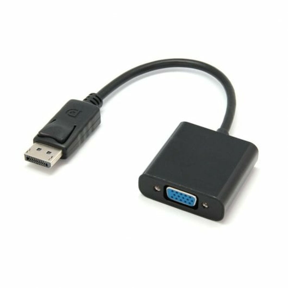 Adaptador DisplayPort a VGA PcCom Essential Negro 15 cm  Comprati.