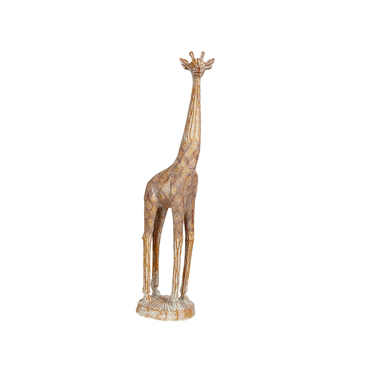 Figura Decorativa Romimex Beige Poliresina Jirafa 19 x 69 x 13 cm  Comprati.