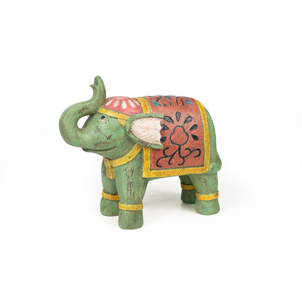 Figura Decorativa Romimex Multicolor Resina Elefante 11 x 23 x 25 cm  Comprati.