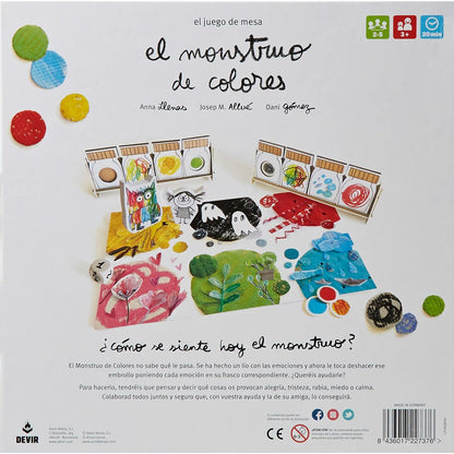 Juego de Mesa El Monstruo de Colores Devir BGMONSP (ES)  Comprati.