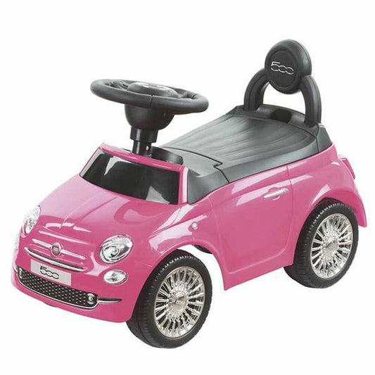 Correpasillos RIDE ON CAR FIAT 500 PINK Rosa  Comprati.