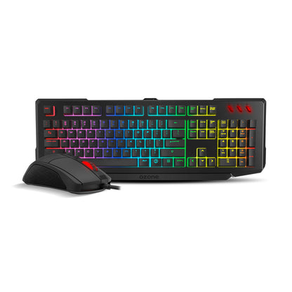 Teclado y Ratón Gaming OZONE Negro Qwerty Español  Comprati.