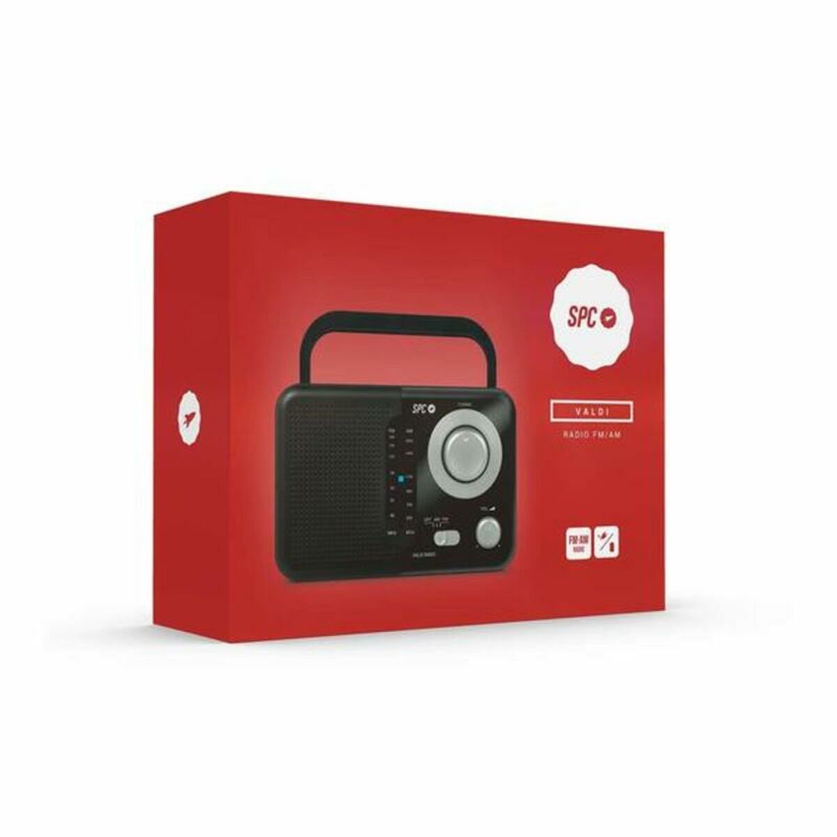 Radio SPC 4590N AM/FM 0,8W NEGRO Negro  Comprati.