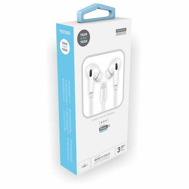 Auriculares con Micrófono Tech One Tech TEC1203 Blanco 10 Unidades  Comprati.