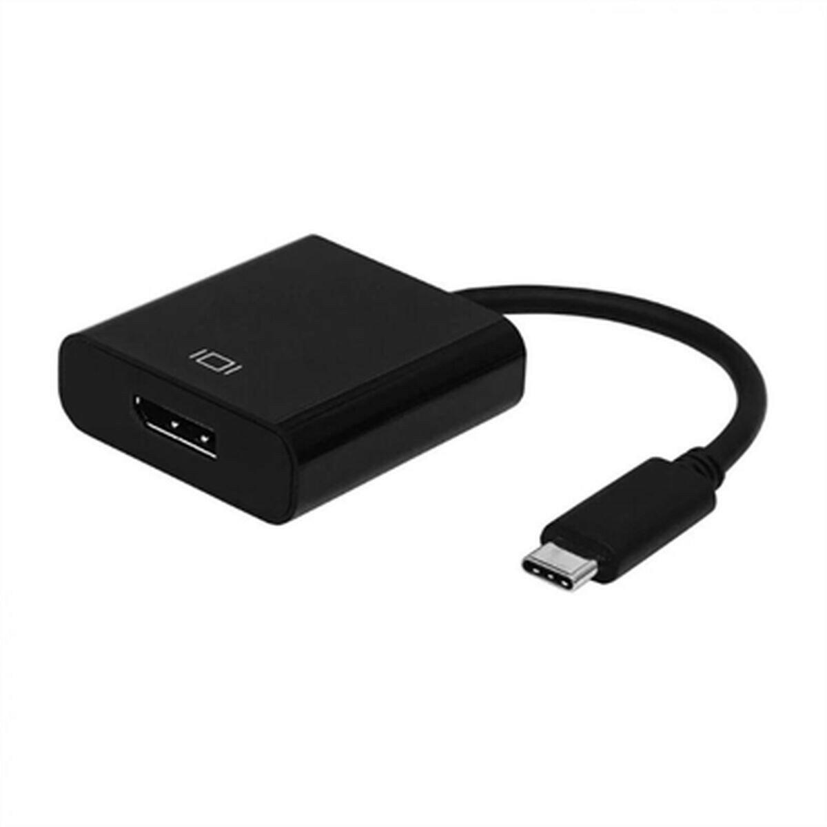 Adaptador USB-C a DisplayPort Aisens A109-0345 15 cm Negro 4K Ultra HD  Comprati.