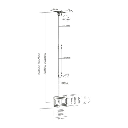 Soporte TV Aisens CT43TSE-053 23-42" 50 kg  Comprati.