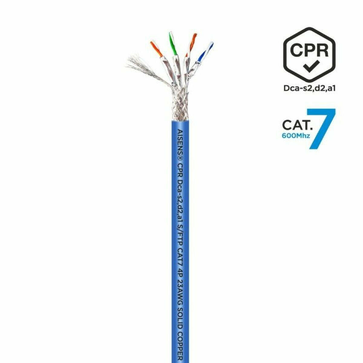 Cable de Red Rígido FTP Categoría 7 Aisens AWG23 Azul 500 m  Comprati.