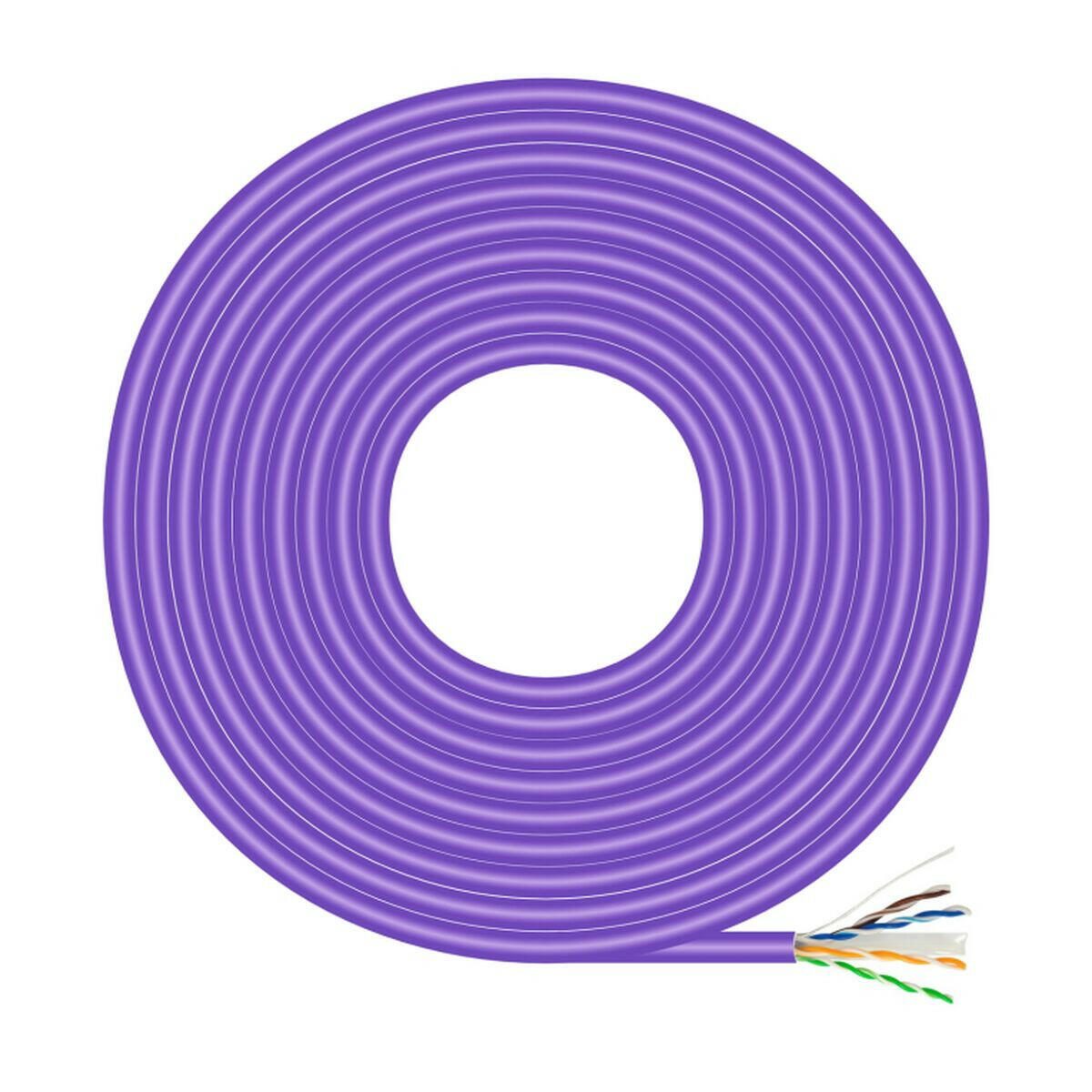 Cable RJ45 Categoría 6 UTP Rígido Aisens A135-0748 Violeta 305 m  Comprati.