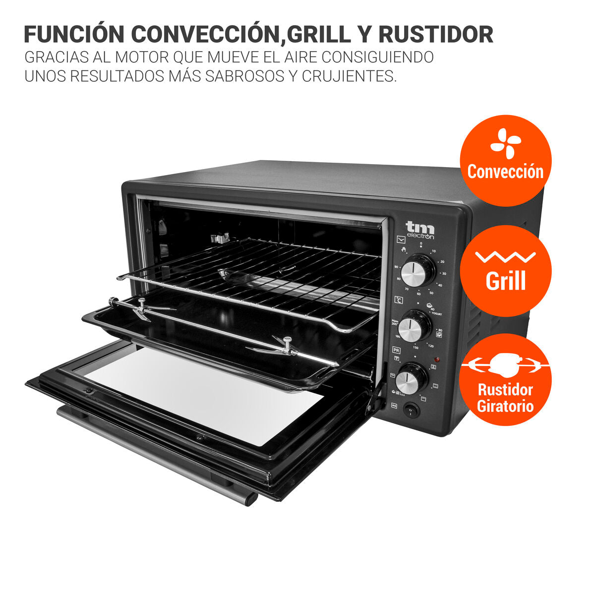 Horno de Convección TM Electron 45 L 45 L 200ºC  Comprati.