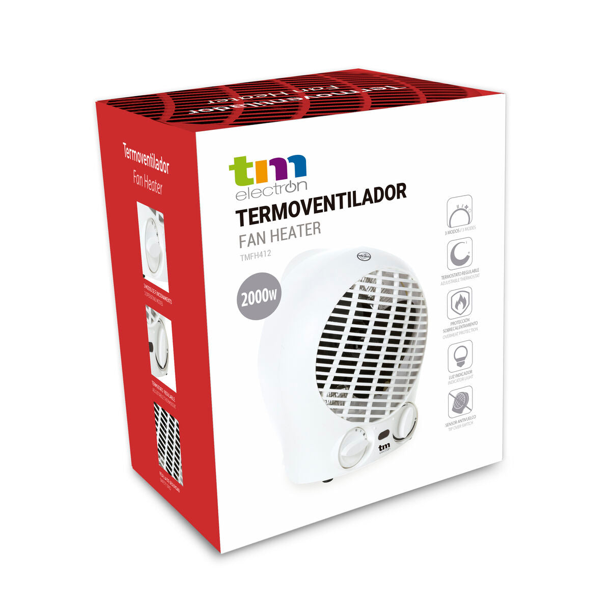 Termoventilador Portátil TM Electron 1000-2000 W  Comprati.