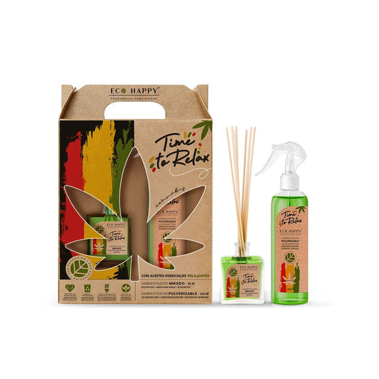 Set Eco Happy Time To Relax Varitas Perfumadas Spray Ambientador Set (2 pcs)  Comprati.