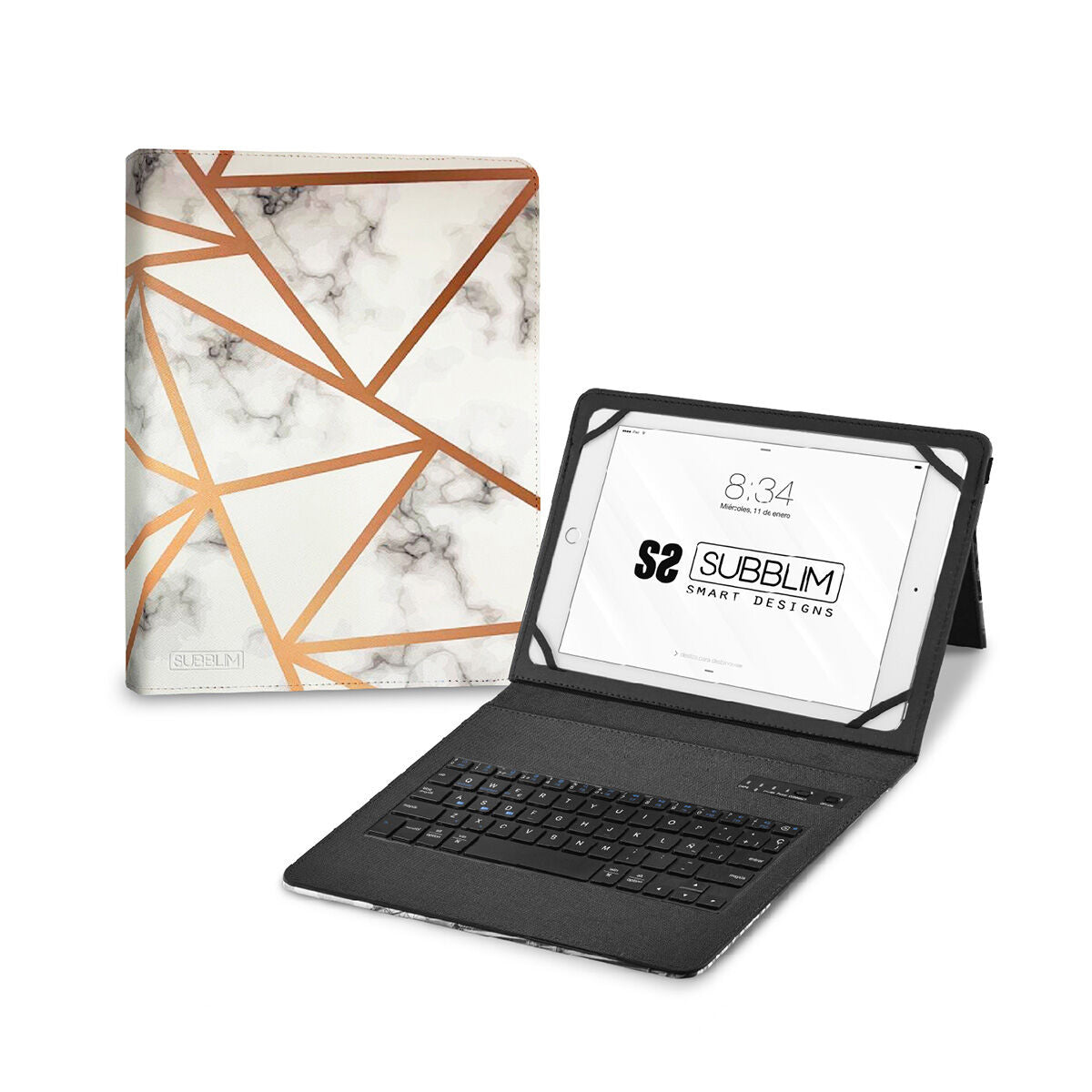 Funda para Tablet y Teclado Subblim SUBKT5-BTTW10 Blanco macOS  Comprati.