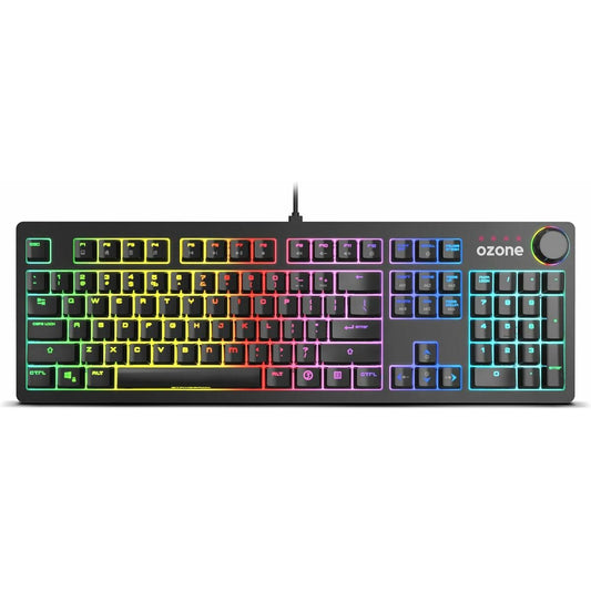 Teclado Gaming OZONE Qwerty Español Negro  Comprati.