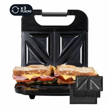 Sandwichera Universal Blue 700 W Negro  Comprati.