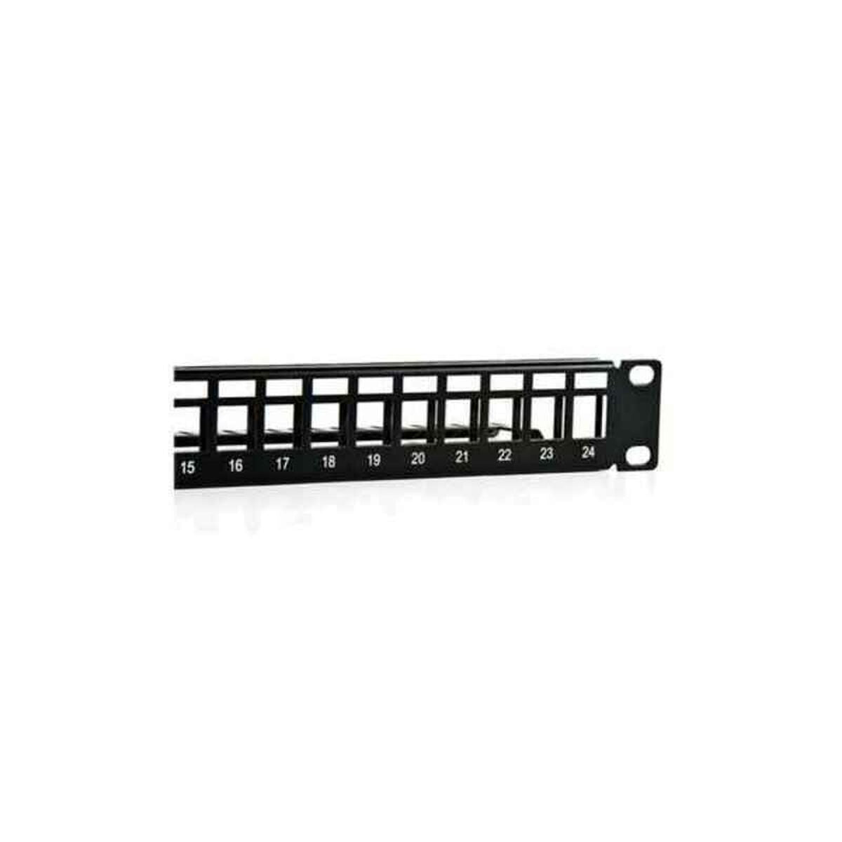 Patch Panel 24 Puertos UTP Categoría 6 2LAN ARAP19C24VAC 19"  Comprati.