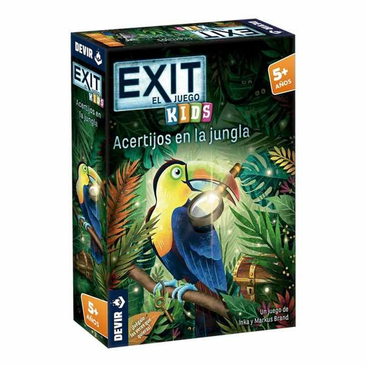 Juego de Mesa Devir Exit Kids Acertijos En La Jungla ES  Comprati.