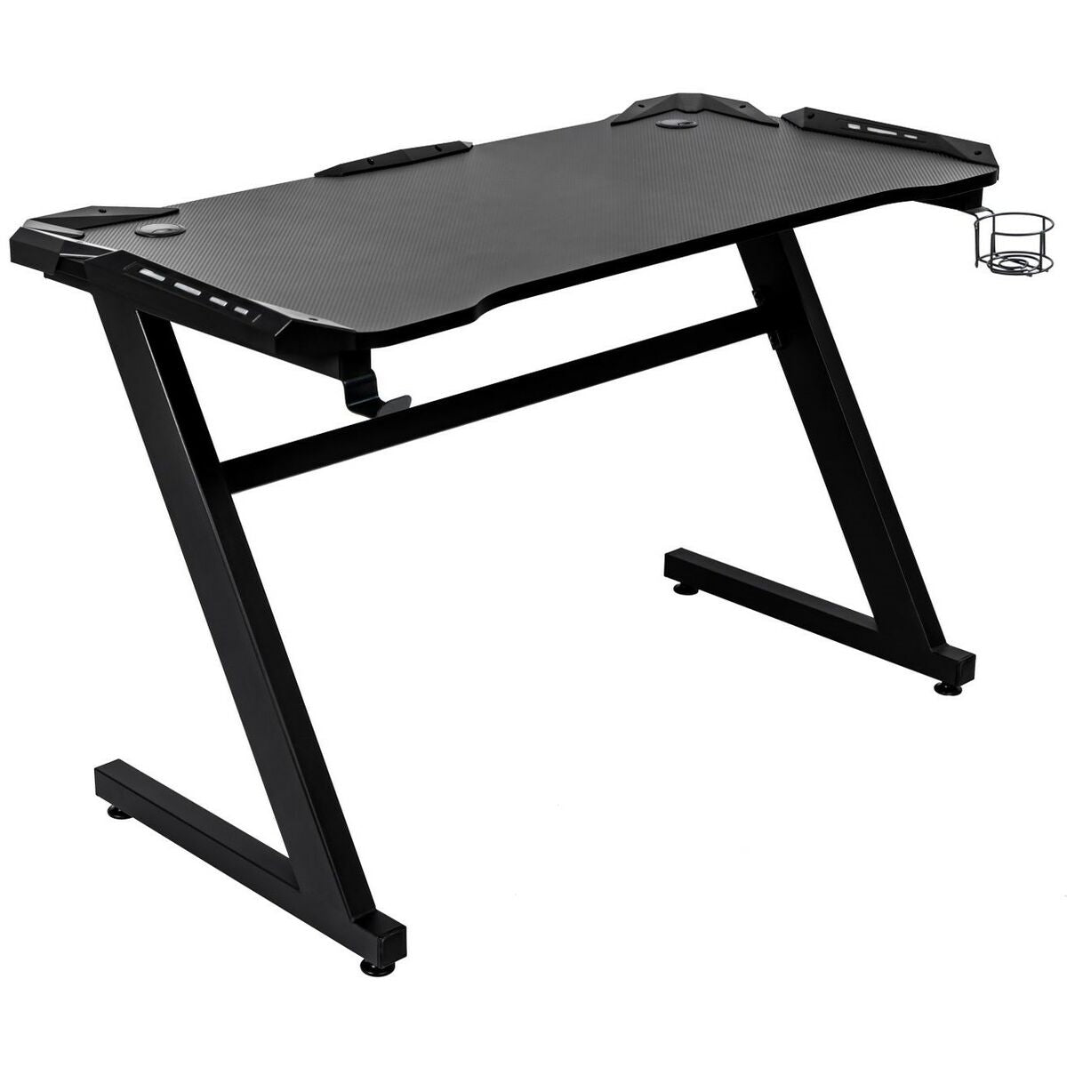 Mesa de Escritorio Gaming Romo TERRANOVA Negro  Comprati.