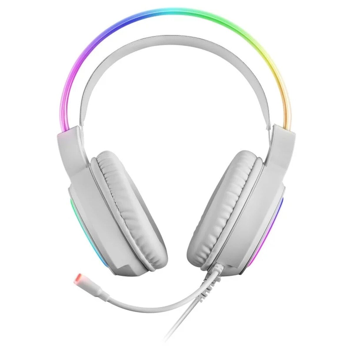 Auricular con Micrófono Gaming Mars Gaming MHRGBW Blanco  Comprati.