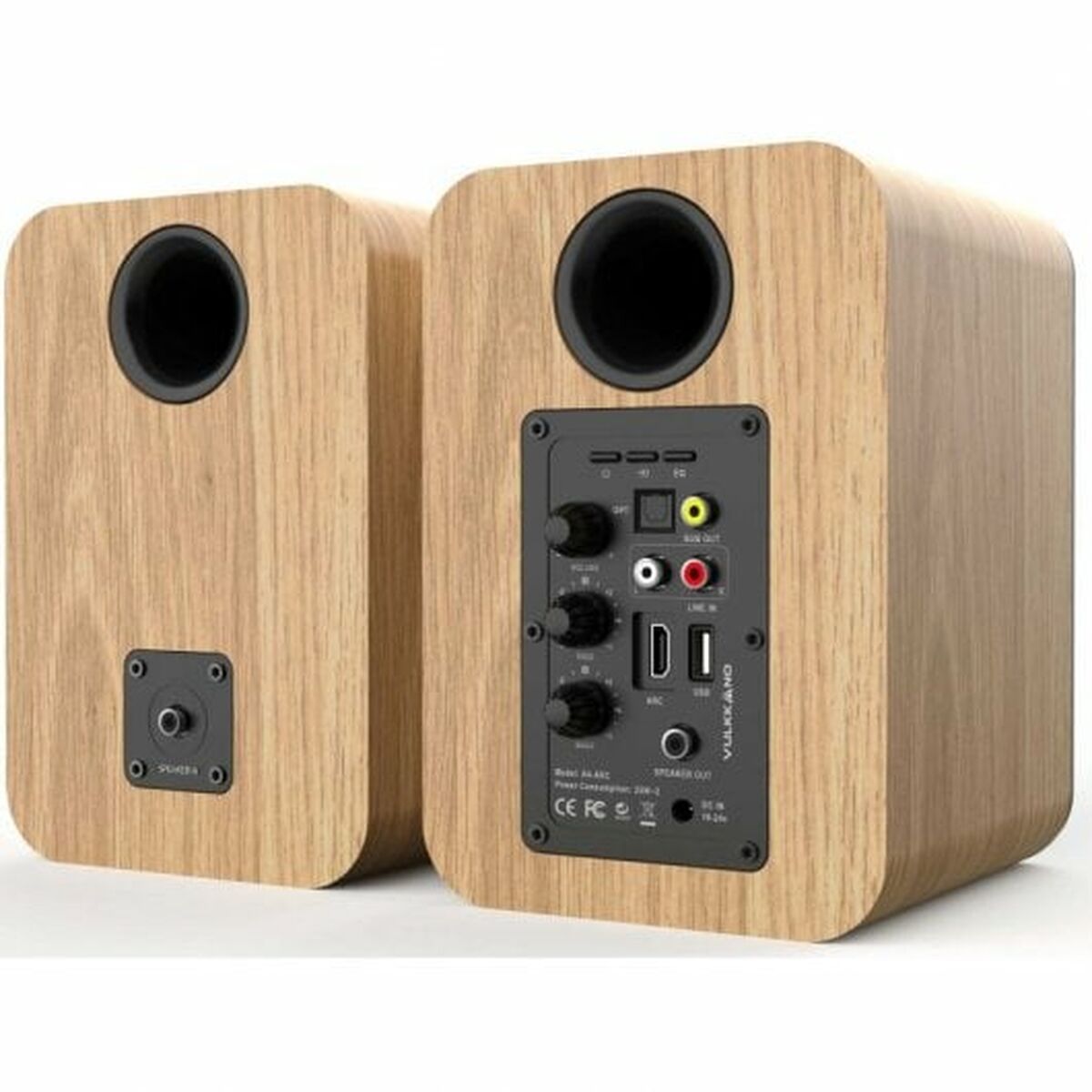 Altavoces Bluetooth Vulkkano A4 ARC Marrón 50 W  Comprati.