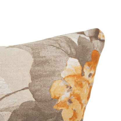 Cojín Beige Flores 60 x 60 cm Cuadrado  Comprati.