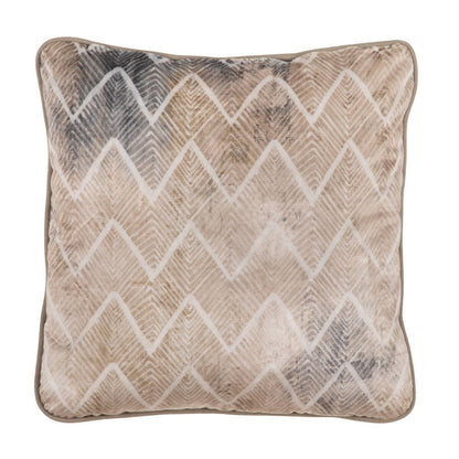 Cojín Beige Geométrico 45 x 45 cm Cuadrado  Comprati.