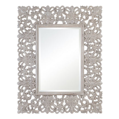 Espejo de pared Blanco Cristal 98 x 3 x 124 cm  Comprati.