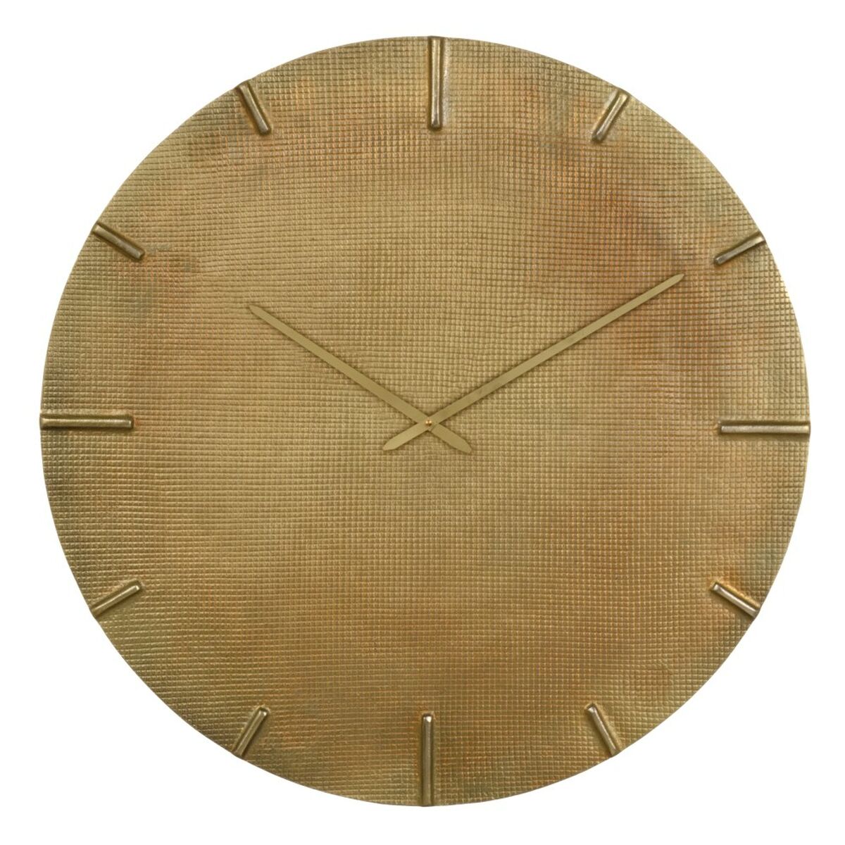 Reloj de Pared 74 x 74 cm Taupé Aluminio  Comprati.