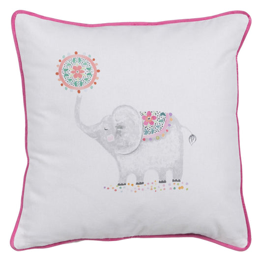 Cojín Infantil Elefante 45 x 45 cm 100 % algodón  Comprati.