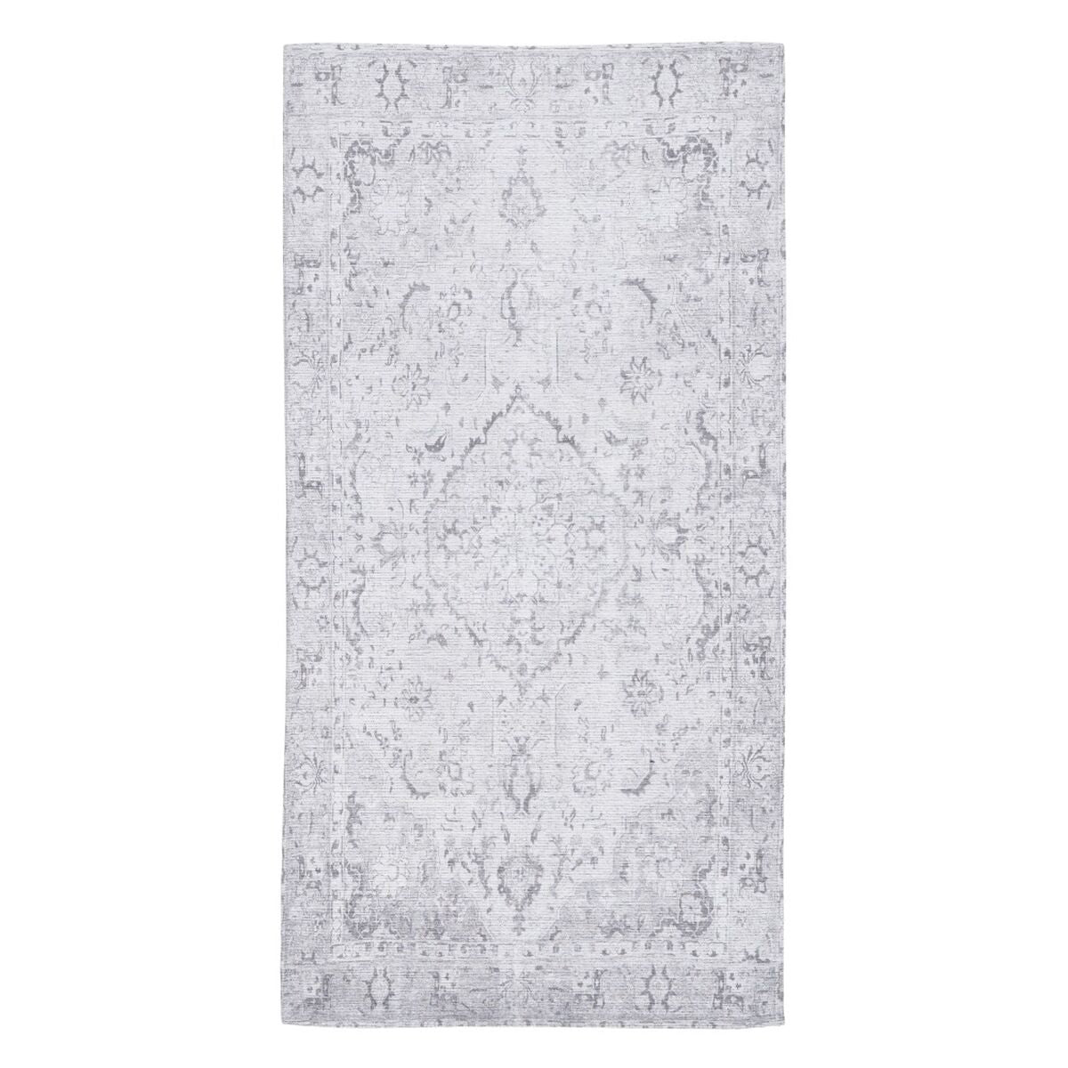 Alfombra 80 x 150 cm Gris Poliéster Algodón  Comprati.