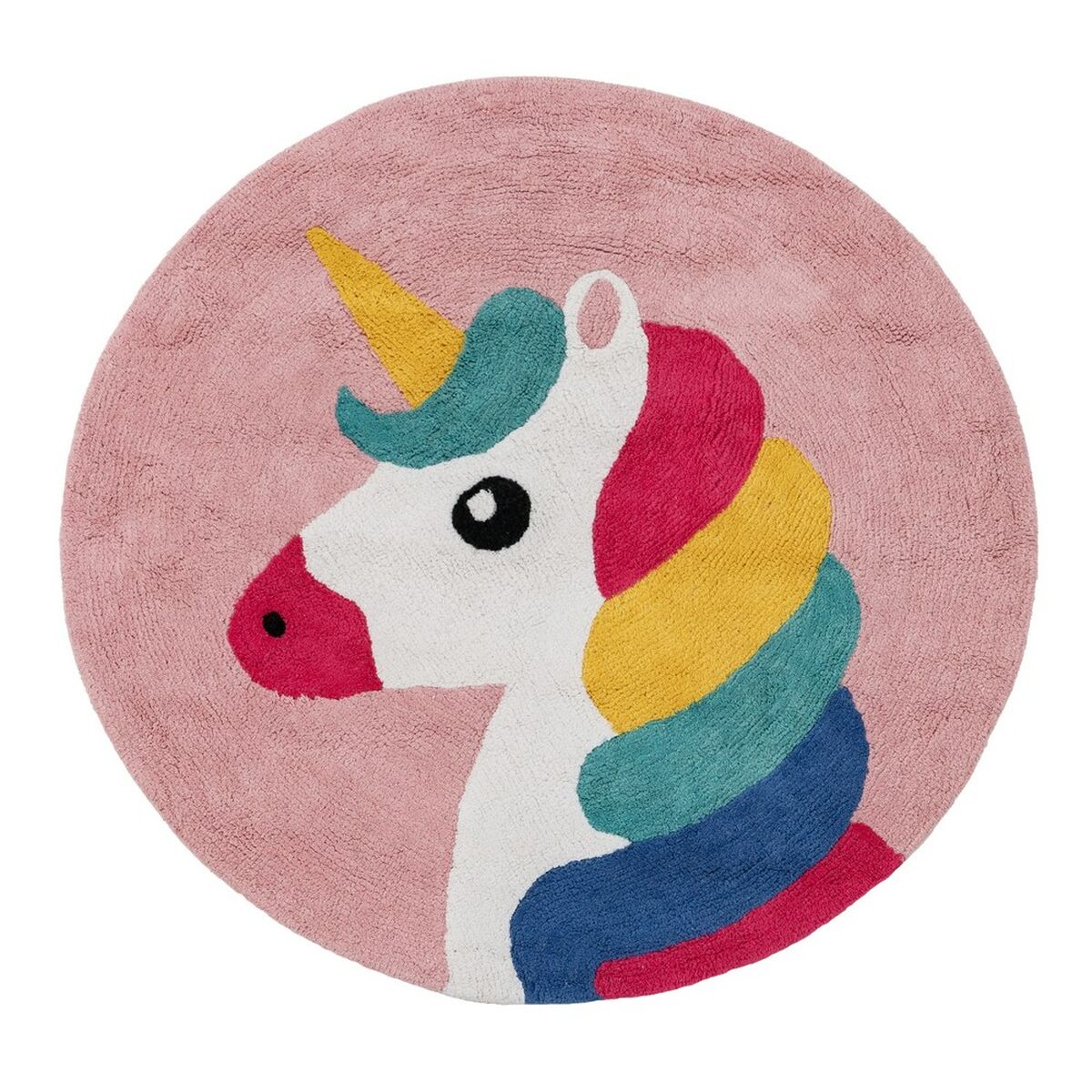 Alfombra Infantil Algodón 100 cm Unicornio  Comprati.