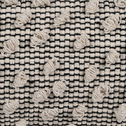 Cojín Algodón Negro Beige 30 x 60 cm  Comprati.