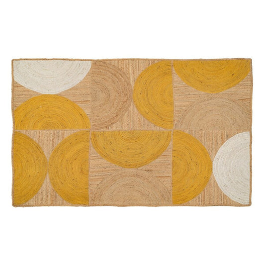 Alfombra Amarillo Natural Yute 200 x 290 cm  Comprati.