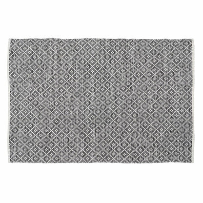 Alfombra Blanco Gris 70 % algodón 30 % Poliéster 160 x 230 cm  Comprati.