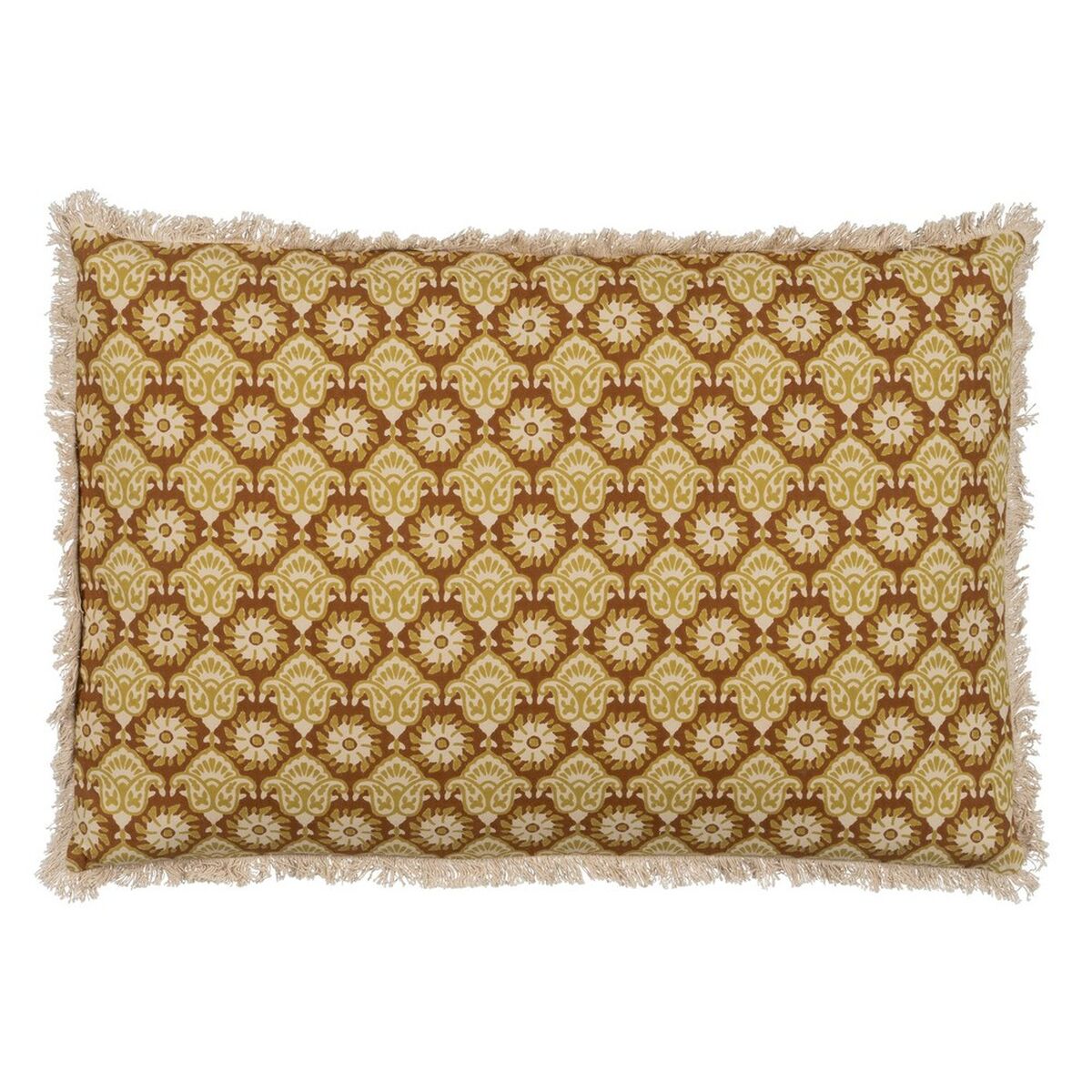 Cojín Algodón Marrón Beige 60 x 40 cm  Comprati.