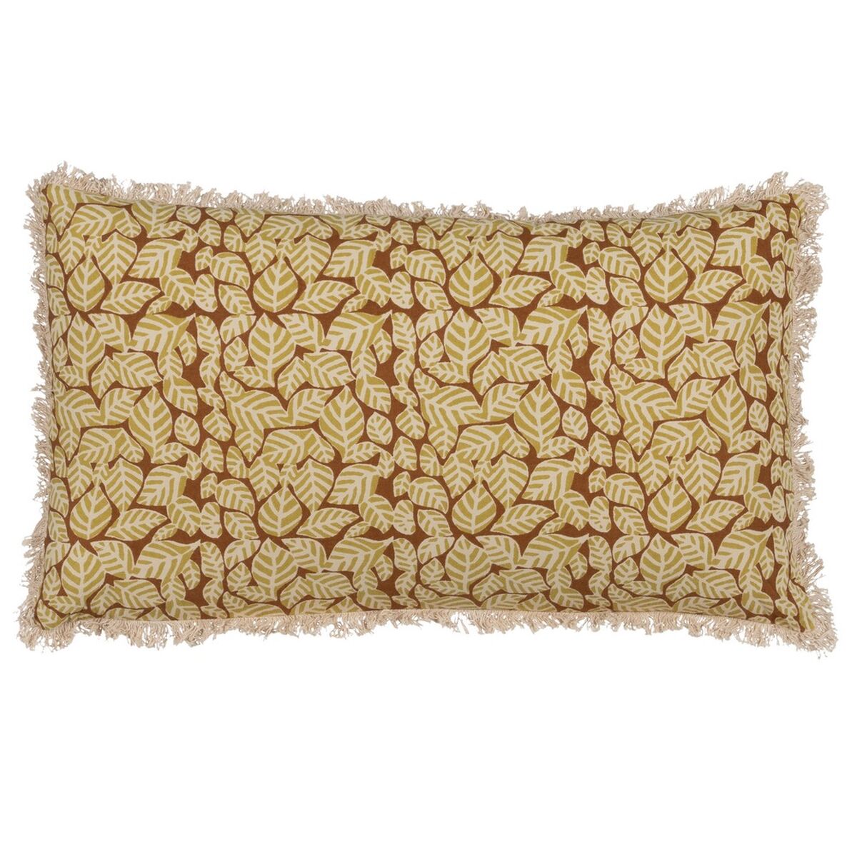 Cojín Algodón Marrón Beige 50 x 30 cm  Comprati.