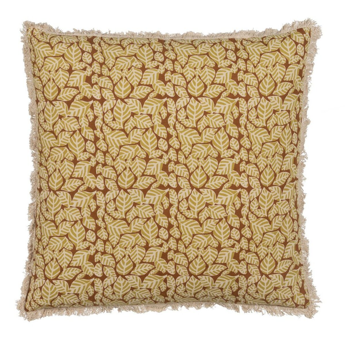 Cojín Algodón Marrón Beige 50 x 50 cm  Comprati.