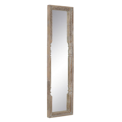 Espejo Vestidor Blanco Natural Cristal Madera de mango Madera MDF Vertical 48,26 x 7 x 183 cm  Comprati.