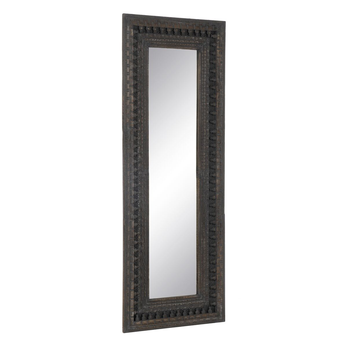 Espejo Vestidor Marrón oscuro Cristal Madera de mango Madera MDF Vertical 67,3 x 5,1 x 176,5 cm  Comprati.