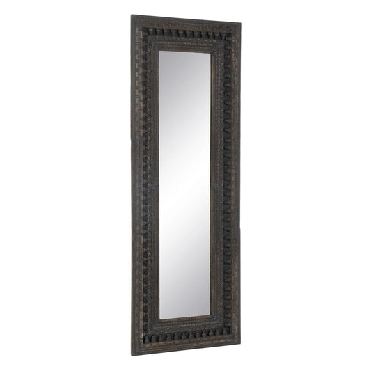 Espejo Vestidor Marrón oscuro Cristal Madera de mango Madera MDF Vertical 67,3 x 5,1 x 176,5 cm  Comprati.