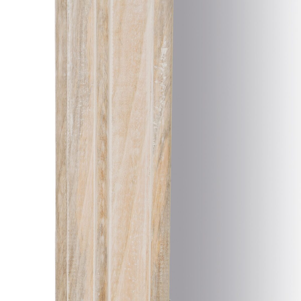 Espejo Vestidor Blanco Natural Cristal Madera de mango Madera MDF Vertical 87,63 x 3,8 x 203,2 cm  Comprati.