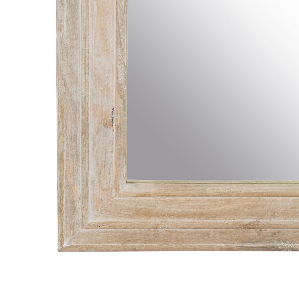 Espejo Vestidor Blanco Natural Cristal Madera de mango Madera MDF Vertical 87,63 x 3,8 x 203,2 cm  Comprati.