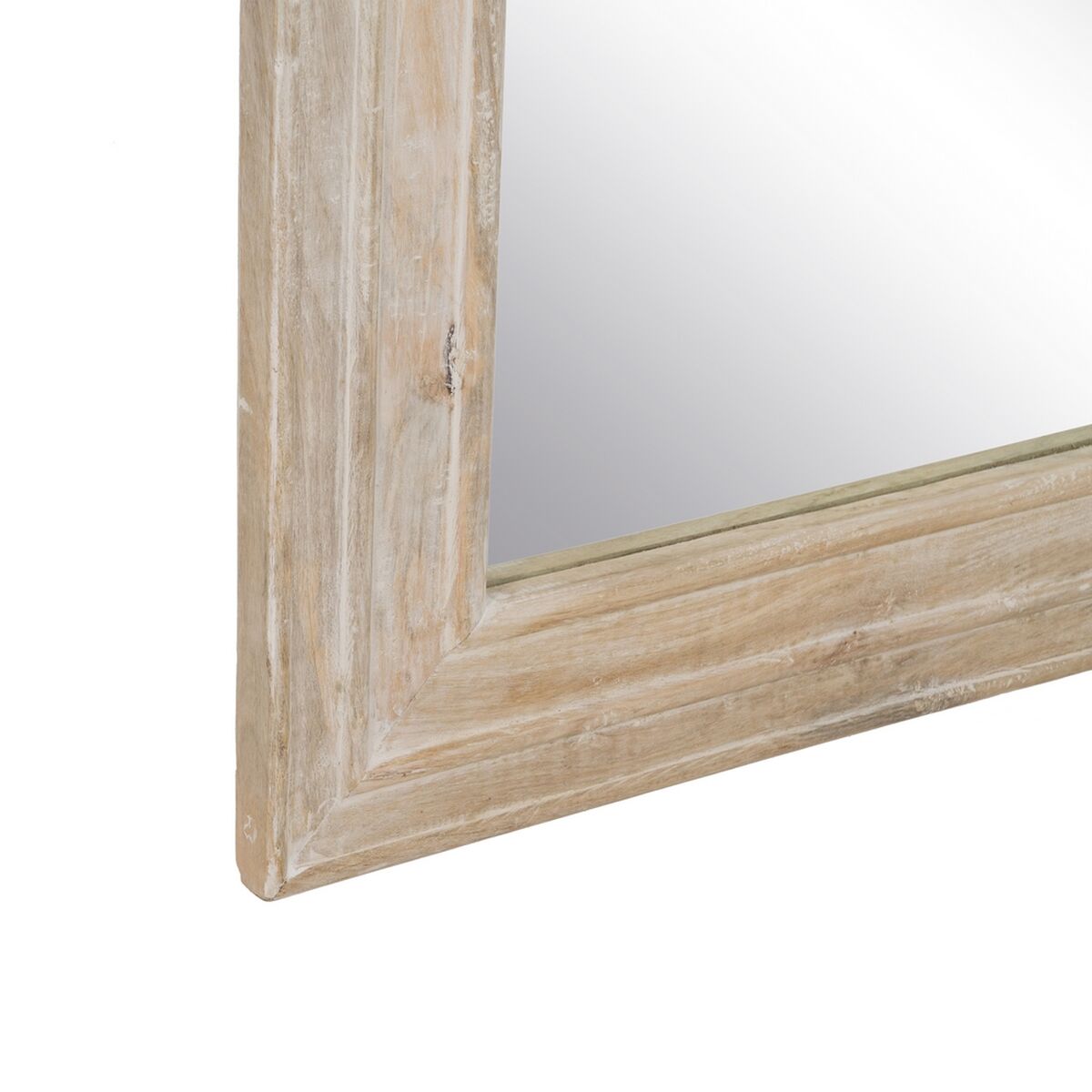 Espejo Vestidor Blanco Natural Cristal Madera de mango Madera MDF Vertical 87,63 x 3,8 x 203,2 cm  Comprati.