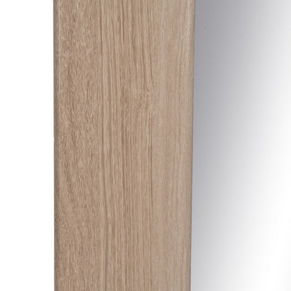 Espejo de pared Natural Cristal Madera MDF 50 x 2,2 x 85 cm  Comprati.