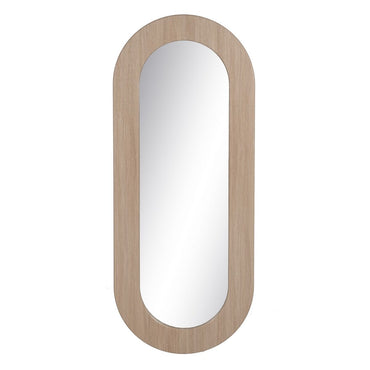 Espejo Vestidor Natural Cristal Madera MDF 65 x 2,2 x 160 cm  Comprati.