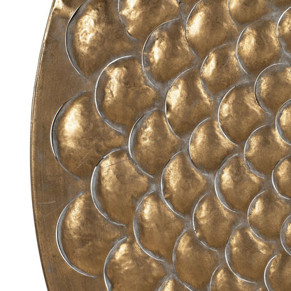 Espejo de pared Dorado Cristal Hierro 100 x 3 x 100 cm  Comprati.