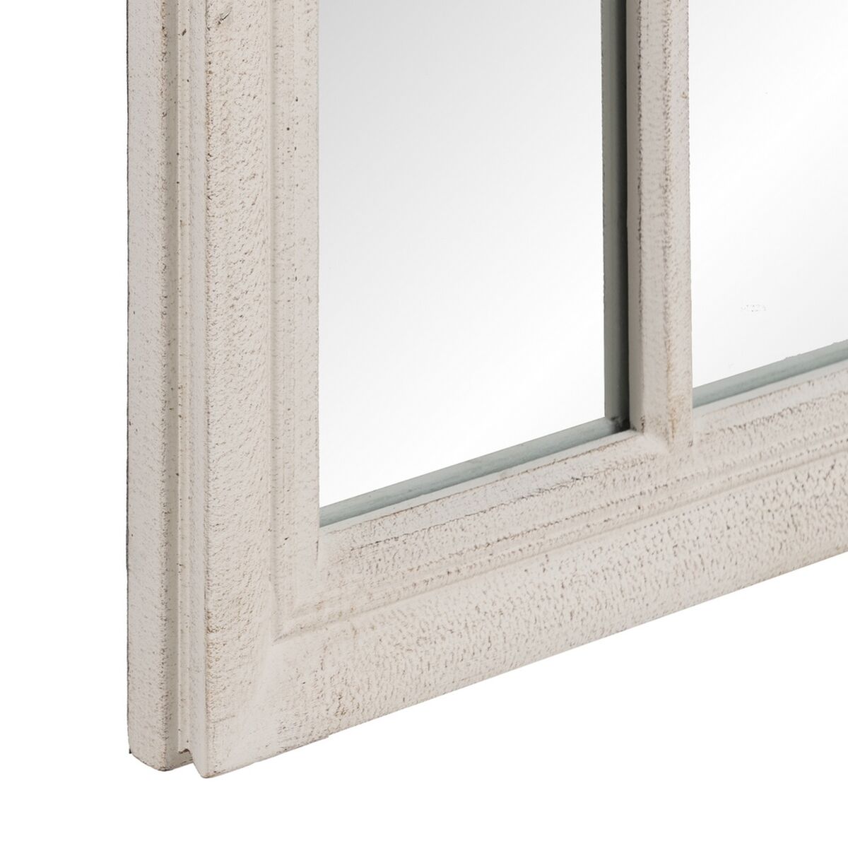 Espejo de pared Blanco Cristal Madera de Paulonia Vertical Ventana 80 x 3,5 x 120 cm  Comprati.