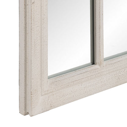 Espejo de pared Blanco Cristal Madera de Paulonia Vertical Ventana 80 x 3,5 x 120 cm  Comprati.