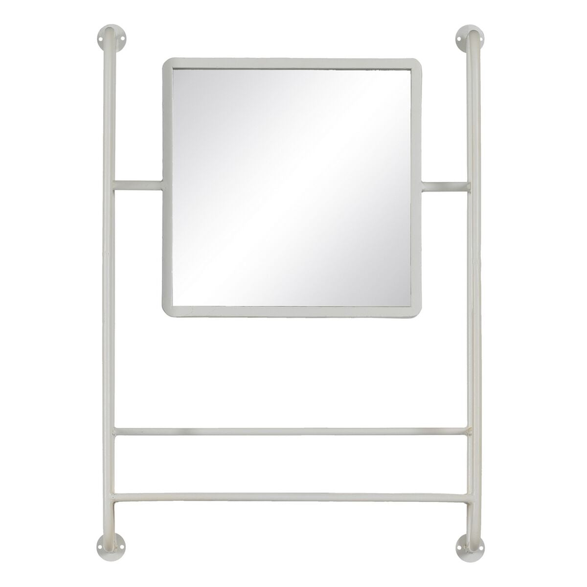 Espejo de pared Blanco Cristal 52,5 x 12 x 73 cm  Comprati.