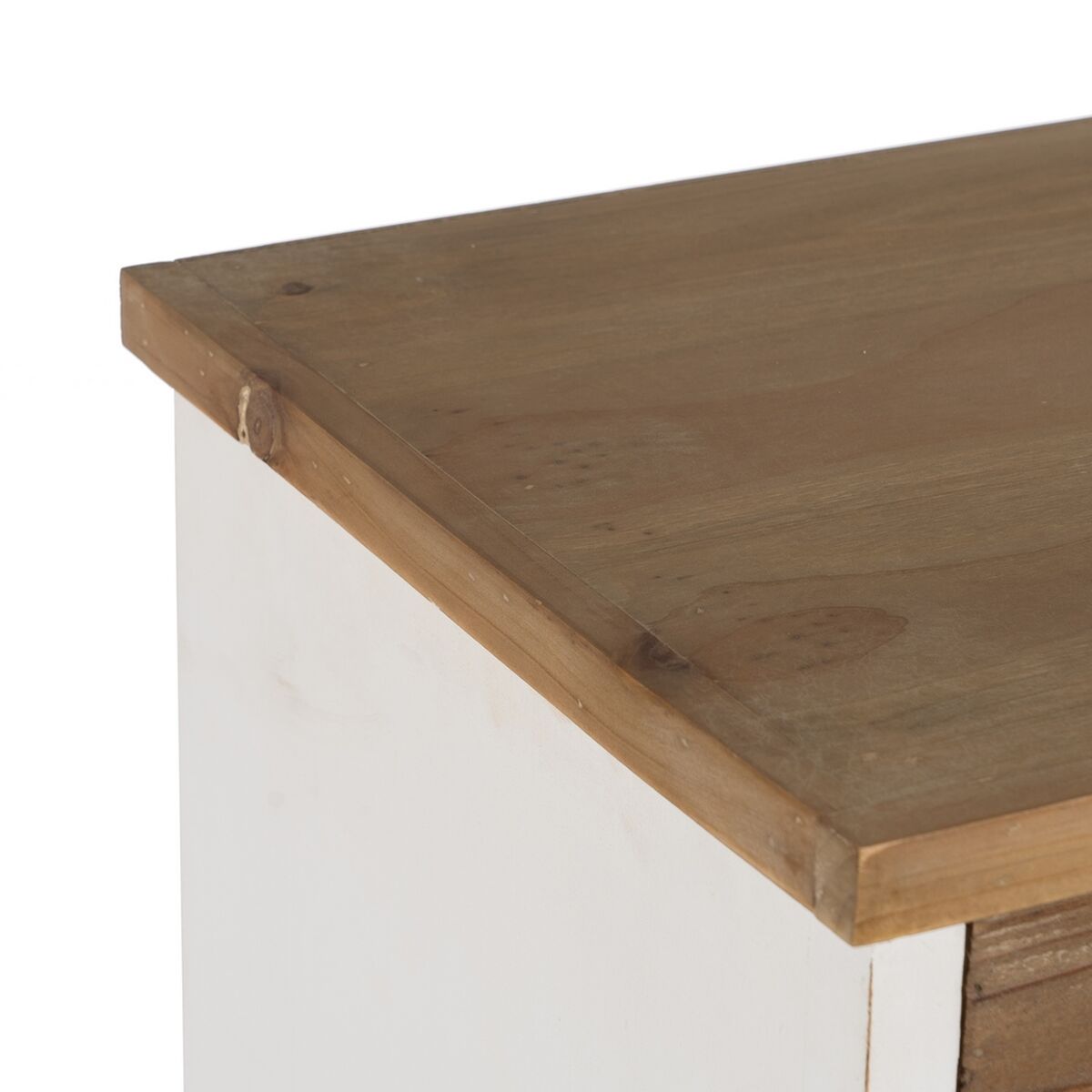 Cajonera Blanco Beige Hierro Madera de abeto 94 x 35 x 108 cm  Comprati.