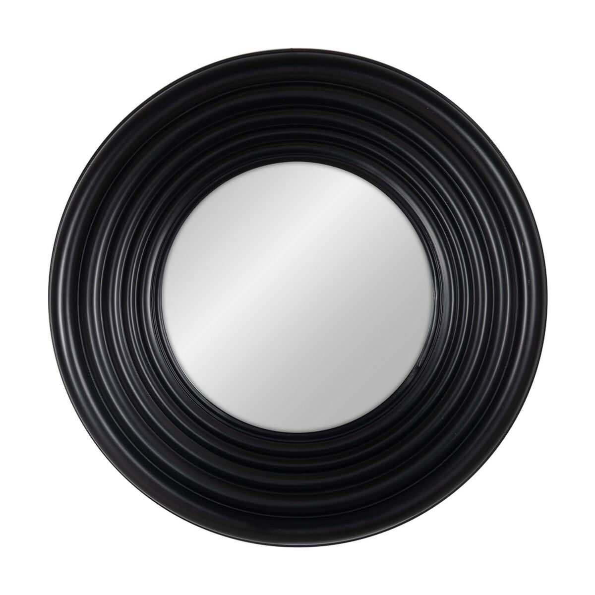 Espejo de pared Negro Cristal Madera de pino 65 x 65 cm  Comprati.